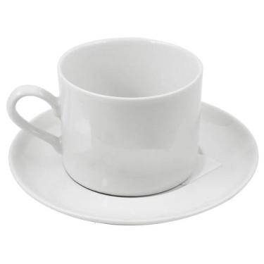 Imagem de Xícara Chá Porcelana com Pires 200 ml Brasilia - Porcelana Schmidt