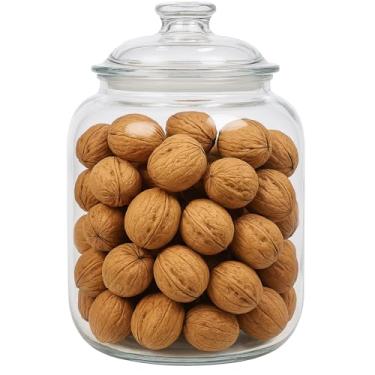 Imagem de JOEY'Z 128 Oz / 3,7 L - Pote De Acrílico Hermético Para Doces, Potes Biscoitos Com Tampas/Tampas Boticário, Cápsulas Plástico Lavanderia, Recipiente