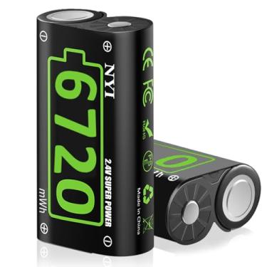 Imagem de NYI Bateria 6720Mwh Para Controle Xbox One, Sem Fio Elite Da Série Xs, 2 Baterias De Alta Capacidade, Carregamento Rápido