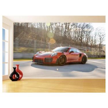 Imagem de Papel De Parede Carro Porsche 911 Gt3Rs Pista 3,5M Car328 - Você Decor