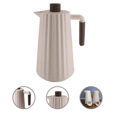 Imagem de Garrafa Térmica 1 Litro Café Chá Premium Click Abre e Fecha - Feheros,