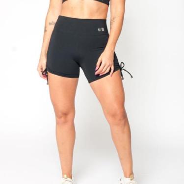 Imagem de Short BYG Essential - BYG Moda Fitness, Preto, G, Feminino