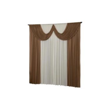 Imagem de Cortina Quarto E Sala Paris 3 Metros Malha Gel 3,00x2,80 - Dennis Conf