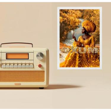 Imagem de Quadro Decorativo Orixá Oxum 33X24Cm - Quadros On-Line