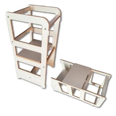 Imagem de torre de aprendizagem montessori