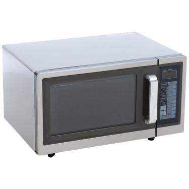 Imagem de Micro-ondas Comercial com Controle Digital Touch Pad, Interior de 1 Pé Cúbico, Aço Inoxidável, 1000 Watts, Aprovado pela UL e NSF,A-to-Z