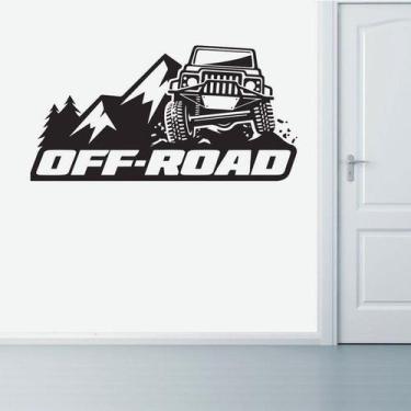 Imagem de Adesivo de Parede Off Road Clube do Jipe - RA PERSONALIZE
