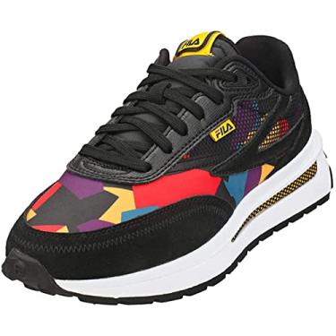 Imagem de Fila Women's Renno 90'S Running Shoes Black/Old Gold/Capri Breeze 8