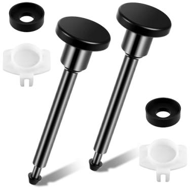 Imagem de Kit de reparo de desviadores de bico de banheira - Substituição cromada à prova de vazamento para torneiras de banheira, kit de reparo de desviador de chuveiro, peças de reposição de reparo de