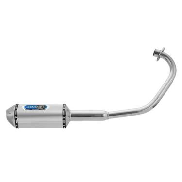 Imagem de Escapamento Pro Tork Mini 3 Titan Ks 125 Fan 2000 À 2008 Curva Cromada