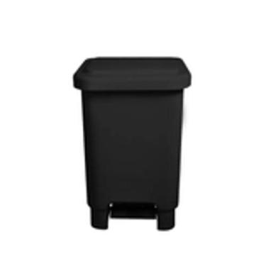 Imagem de Lixeira 25L Quadrada C/Pedal - JSN, Preto