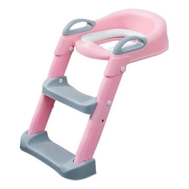 Imagem de Redutor De Assento Infantil Dobrável C/escada Antiderrapante - Tibaby,