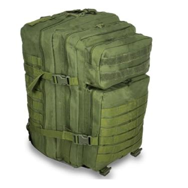 Imagem de Mochila Militar Assalt Tática Masculina Feminina Impermeável (50 litros verde)