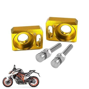 Imagem de LINGQI RACING Bloco de eixo traseiro Dirt Bike, ajustador de tensor de corrente CNC para Surron Su-ron Light Bee Talaria Sting MX3 MX4 XXX X3 KT 200 DUKE 65 SX 690 ENDURO 690 SMC R 1291 Super