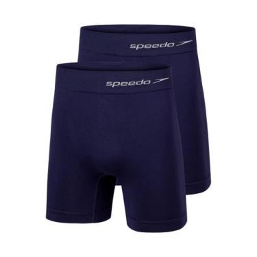 Imagem de Kit com 2 Cuecas Boxer Speedo 4279, Azul marinho, M