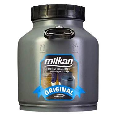 Imagem de Vasilhame Milkan Leiteira 30 Litros Galão Latão Tambor Leite - Unipac