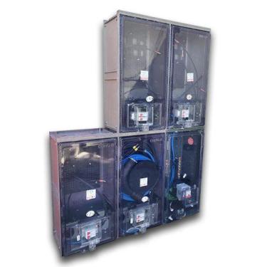 Imagem de Kit Completo Enel para 4 Medidores Bifásico Lateral em Policarbonato C