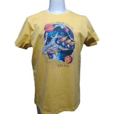 Imagem de Camiseta Estampada Colcci Space Amarela- 0350109802-53673-Feminino