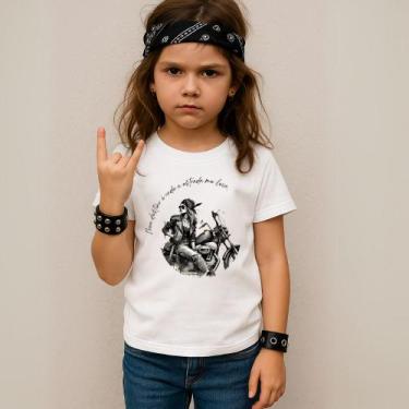 Imagem de Camiseta Infantil Unissex Estampada Meu Destino É Onde A Estrada Me Le