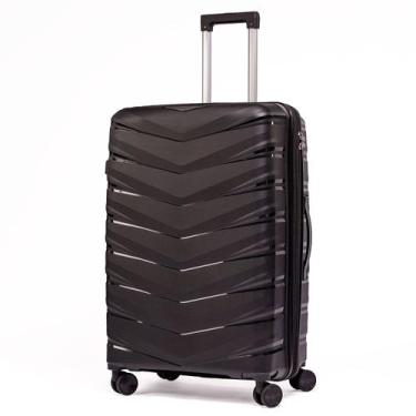 Imagem de Mala de viagem grande expansível 28 polegadas, modelo ppb012 cor:preto