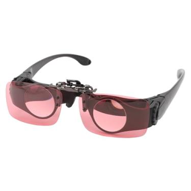 Imagem de Dpofirs Profissional Mãos Livres Óculos Binoculares, Mãos Livres Óculos Preguiçosos Binóculos Lightweight 8x Zoom, Filtro CPL Triplo Cor para Pesca Observação de Pássaros Esportes