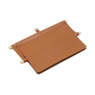 Imagem de Llazsybz Porta-toalhas de Papel, Porta-rolos de Papel Higiênico, Decoração Pendurada, Cabide para Presentes, Dispensador de Papel para Cozinha, Churrasqueira, L marrom