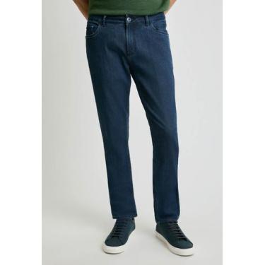 Imagem de Calça Docthos Fit Jeans Escuro T-400, 165 jeans escuro, 40