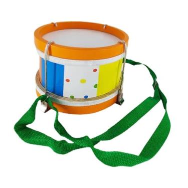 Imagem de TTETTZ Tambor de mão Crianças Música Tambor Instrumento Musical com Alça para Jogo Concertos Tocando
