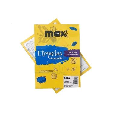 Imagem de Etiqueta Adesiva 44,4Mm X 12,7Mm 80/Folha Caixa 100 Folhas