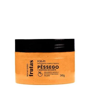 Imagem de Esfoliante Limpeza Corpo e Rosto Pessego 240g Porán