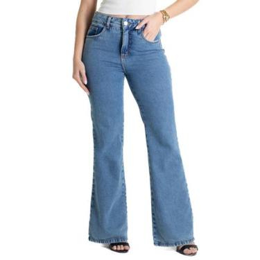 Imagem de Calça Jeans Sawary Boot Cut - 280459 Azul, Azul, 44