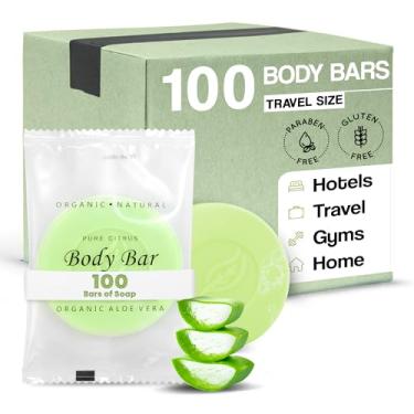 Imagem de Desert Breeze Sabonete em barra corporal, comodidades de hotel tamanho viagem, 28 g (caixa com 100)