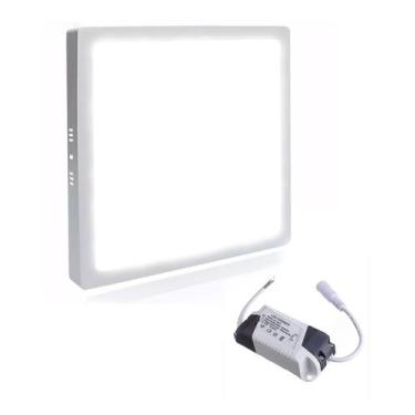 Imagem de Painel Plafon 30x30 25w Led Quadrado Sobrepor Bivolt - Bela Home, 3000