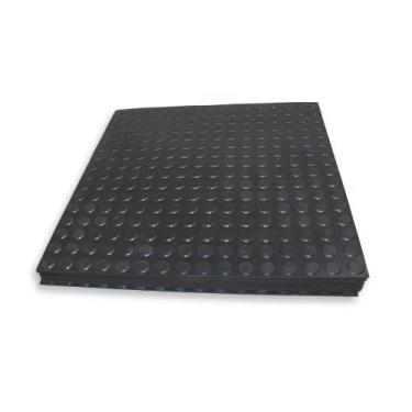 Imagem de Piso Moeda de Borracha 3mm Placa 50x50cm 10 unidades - Menco