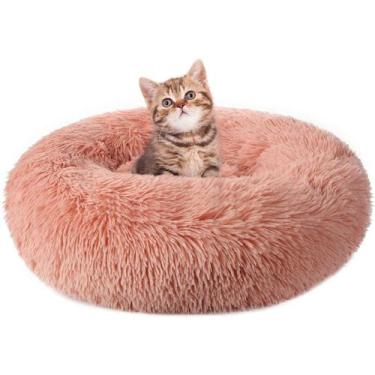 Imagem de Almofada Cat Bed rabbitgoo Calming Soft Plush Donut Cuddler
