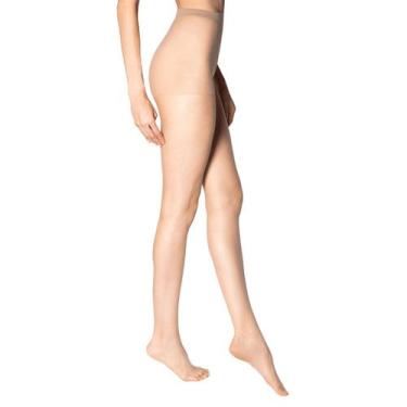 Imagem de Meia Calça Clássica Fina Fio 6 Feminina Loba Lupo, M, Pó de arroz