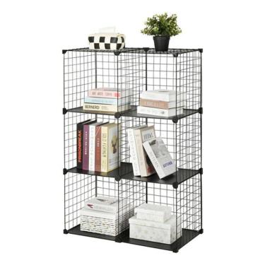 Imagem de Estante Cubic Organizadora Em Aco 6 Nichos 107x36x71cm