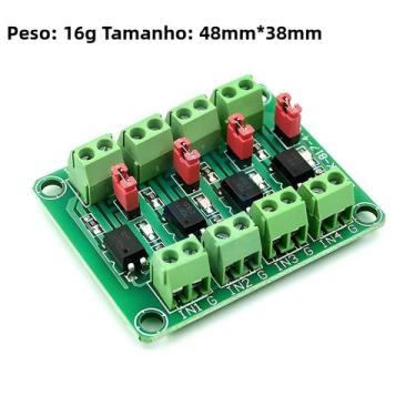 Imagem de Placa De Isolamento De Optoacoplador De 8 Canais, Módulo Adaptador De 