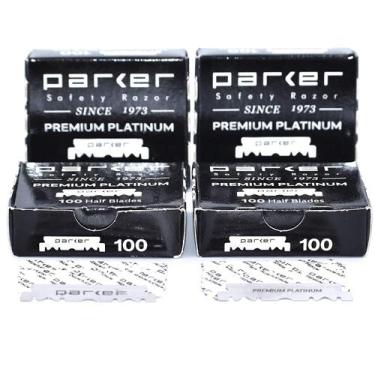 Imagem de Lâminas Parker Premium Platinum 1/2 400 Lâminas - Parker Safety Razor