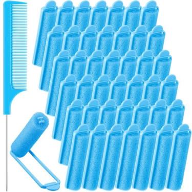 Imagem de Rolinhos de cabelo de esponja de espuma Syhood 43 unidades para mulher