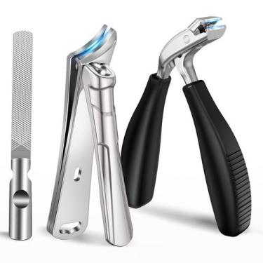 Imagem de Toenail Clippers Nailysor para idosos com unhas grossas com apanhador