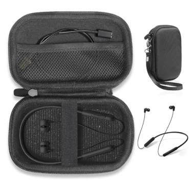 Imagem de CaseSack Capa para fones de ouvido Bluetooth com faixa de pescoço TONEMAC N18 (preto)