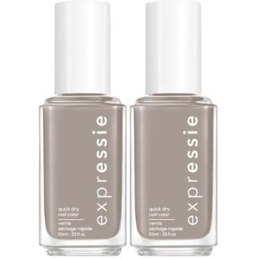 Imagem de Esmalte de unhas essie expressie Binge-Worthy Soft Grey 10 mL (x2)