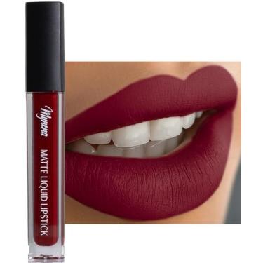 Imagem de Batom Mynena Burgundy Red Long Lasting Waterproof Vegan