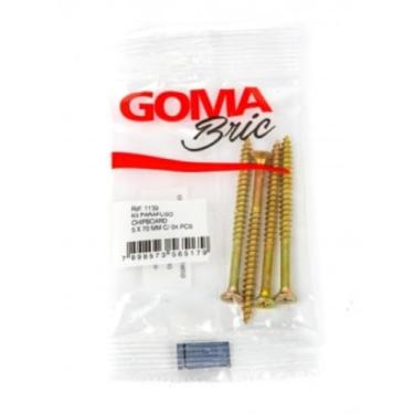 Imagem de Kit Parafuso Chipboard 5 x 70 mm com 4 Peças Goma
