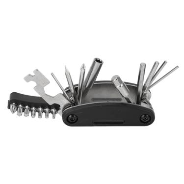 Imagem de Munefe 20 em 1 Bicicleta Multitool, ferramenta de reparo de mountain bike, kit de ferramentas de bicicleta para manutenção simples de bicicletas e reparos diários de domicílio (Black)