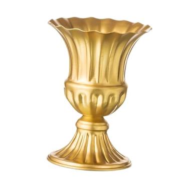 Imagem de Fenteer Vaso de flores, recipiente, suporte, ornamento versátil, elegante arranjo de flores secas, vaso de plantas para prateleira, escritório, decoração de, Style C