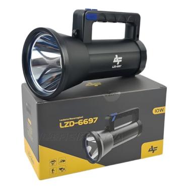 Imagem de Lanterna Holofote LED Recarregável 10W Albatroz Fishing – 3 Modos de Iluminação, Bateria Longa Duração, Ideal para Pesca e Camping
