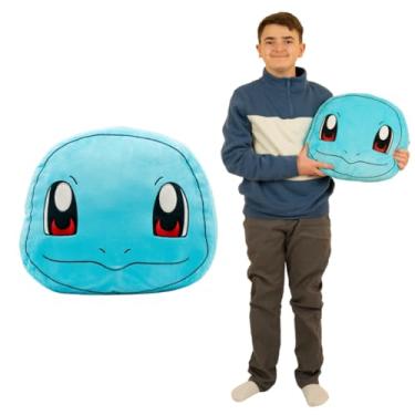 Imagem de Franco Pokémon Squirtle Anime Bedding Almofada decorativa de pelúcia super macia, tamanho único, (produto oficialmente licenciado)