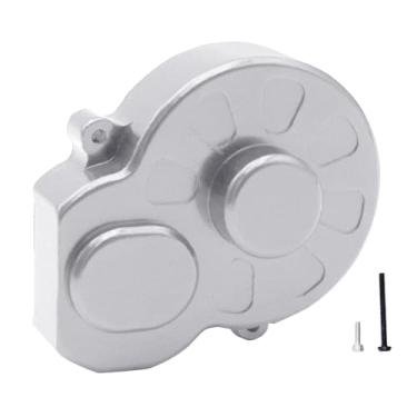 Imagem de KiBcsLic 1:28 RC Car Gearbox Cover Caixa de engrenagens Carcaça de liga de alumínio Peças de reposição Caixa de transmissão para RC Hobby Car Trucks DIY, Prata